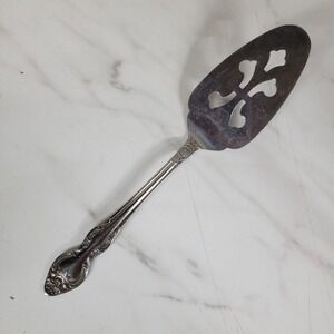 Vintage MCM Japan Pie Slice Cake Server Steel‎ Inset Handle Mid Century Modern